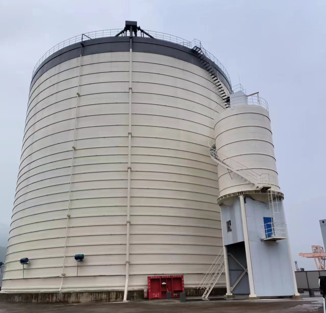 海棠10万吨水泥钢板库